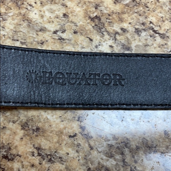 Equator genuine leather belt - Picture 3 of 9